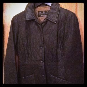Barbour Flyweight Shape Leather Quilt (US 4)