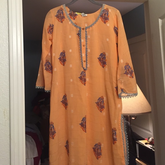 Orange gown