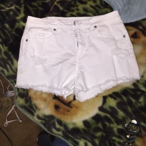 High waisted shorts