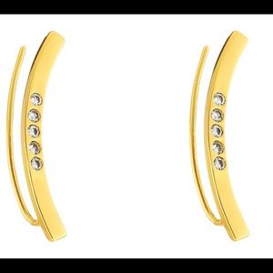 Gorjana gold ear climbers