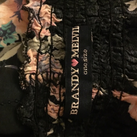 BRANDY MELVILLE FLORAL FLOWEY PANTS - Picture 2 of 3