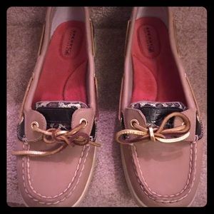 Sperry Animal Print Boat Shoes