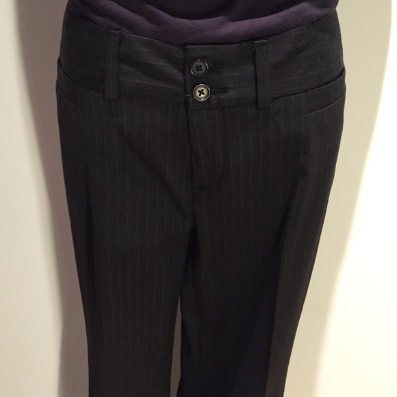 Grey Pin Stripe Banana Republic slacks
