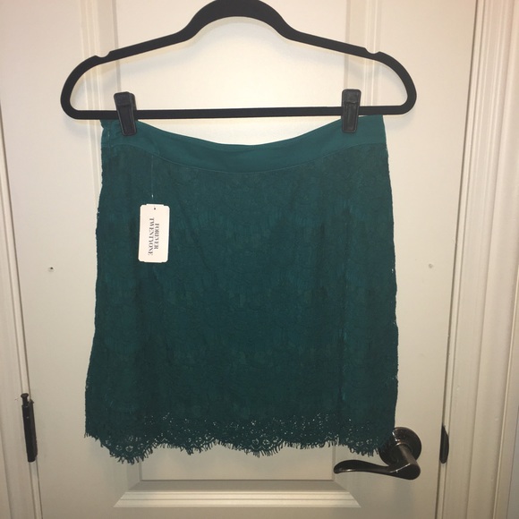 Forever 21 Teal Lace Skirt