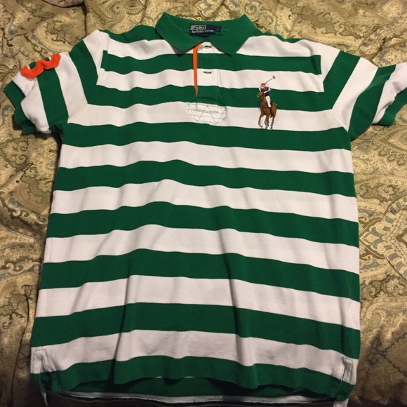 Striped Ralph Lauren polo