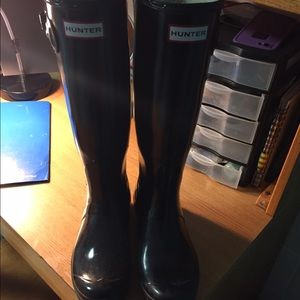 Hunter Black Rain Boots