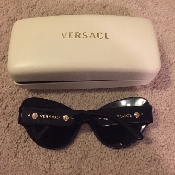 Versace Accessories - Versace Black Gold Studded Sunglasses BNWT Versace Accessories - Versace Black Gold Studded Sunglasses BNWT