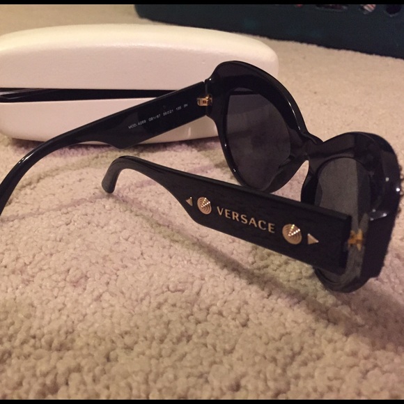 Versace Accessories - Versace Black Gold Studded Sunglasses BNWT Versace Accessories - Versace Black Gold Studded Sunglasses BNWT