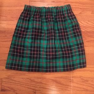 Jcrew plaid skirt