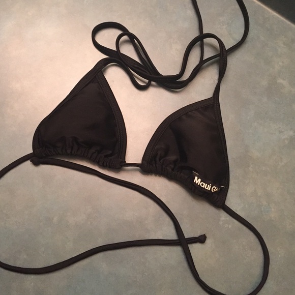 Maui Girl Black Triangle Top
