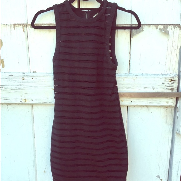 Sexy short black dress