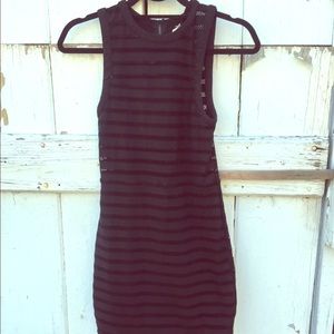 Sexy short black dress