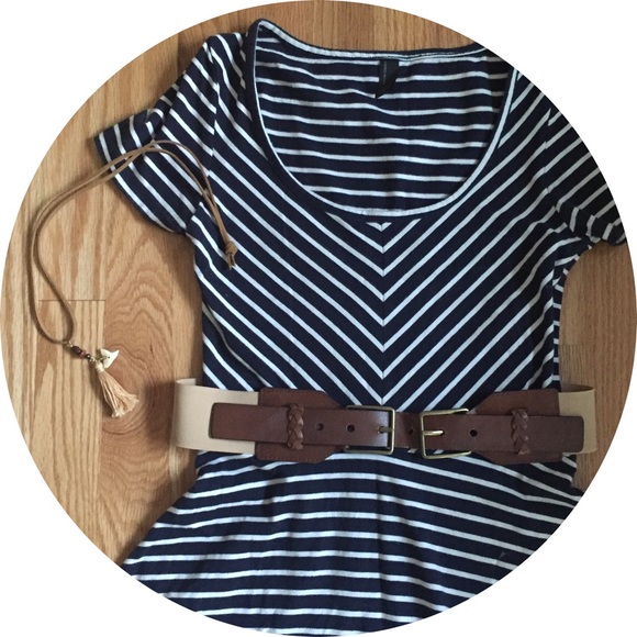 Leather Double Buckle Waist Belt by UO