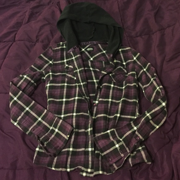 Vans flannel hoodie