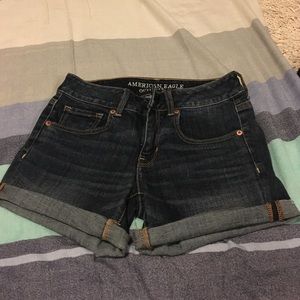 American eagle midi shorts
