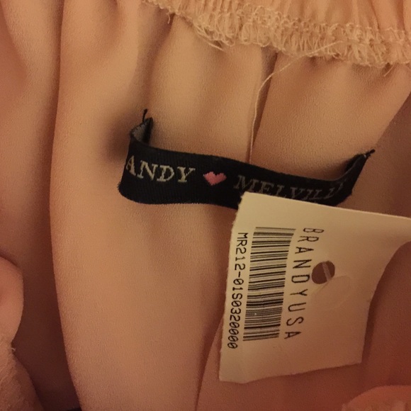 BRANDY MELVILLE SHEER SOFT PINK SHORTS 💋 - Picture 3 of 4