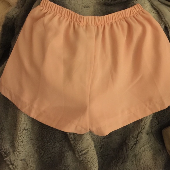 BRANDY MELVILLE SHEER SOFT PINK SHORTS 💋 - Picture 4 of 4