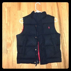 Polo down vest
