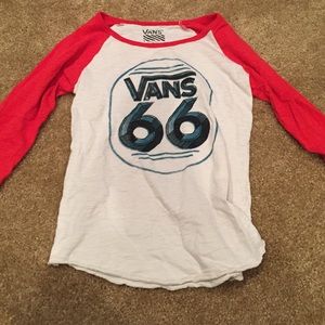 Retro vans baseball tee