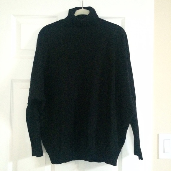 Black Turtleneck Sweater