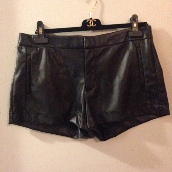 Rampage leather shorts