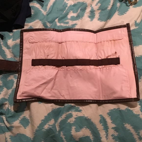 Bare essentials make up brush holder
