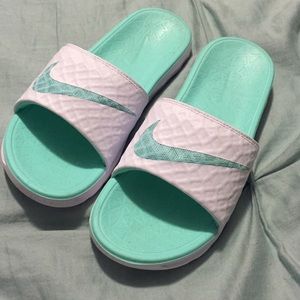Nike Teal Slip Ons