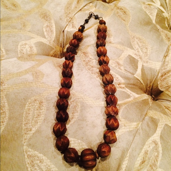 Brown Beaded Necklace