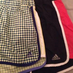 Adidas athletic shorts.