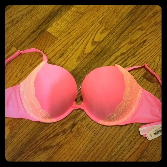Hot pink push up bra from Victoria's Secret!