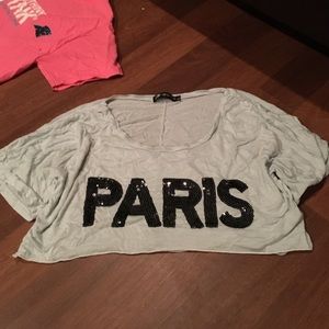 Paris crop top