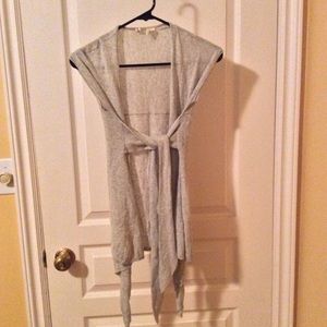 Anthro brand Moth vest/tie front top