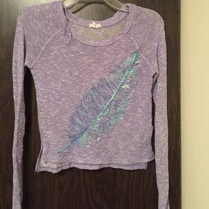 Adorable purple sweater