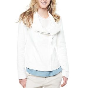 Vince 'frisé' textured asymmetrical jacket