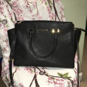 Michael Kors Black Selma large purse