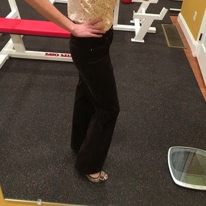 Emilio Pucci chocolate brown corduroy pants