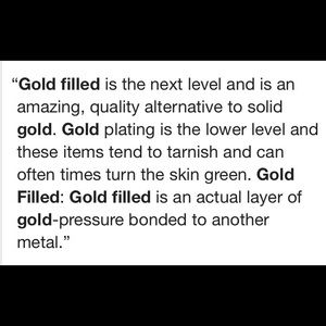 18k Gold Filled over Brass