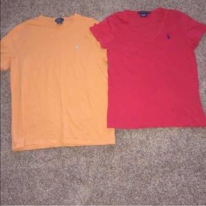 Two Ralph Lauren polos