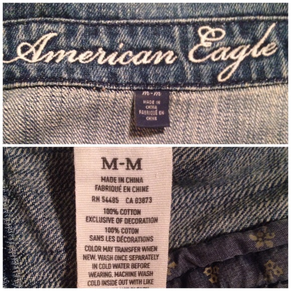 SOLD❗️American Eagle Cropped Denim Jacket - Picture 4 of 4