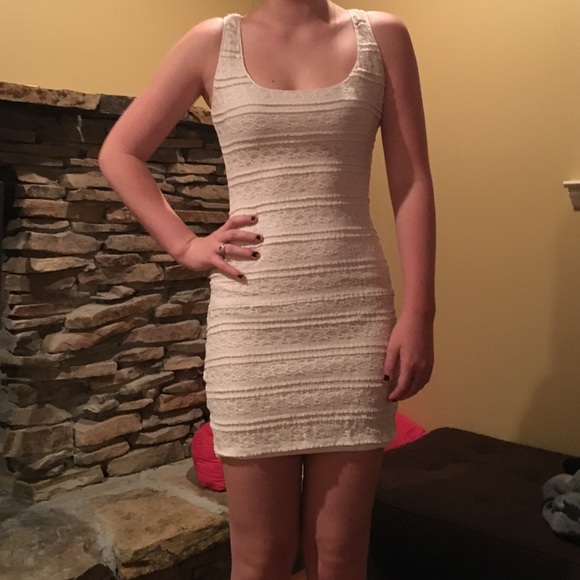 White lace club dress