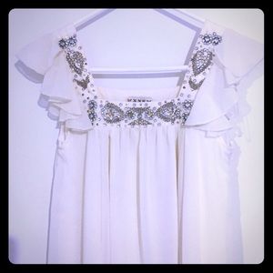 Cream colored holiday dress from Forever 21!