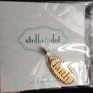 Stella & Dot "faith" charm