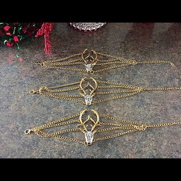 3 brand new deer bracelets