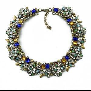 Collar bib necklace