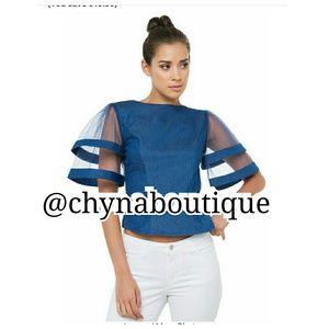 Rachel's Denim blouse