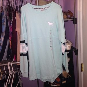 VS PINK Varsity crewneck