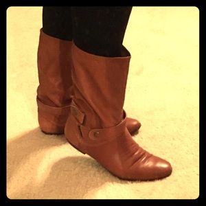 Nine West camel color boots