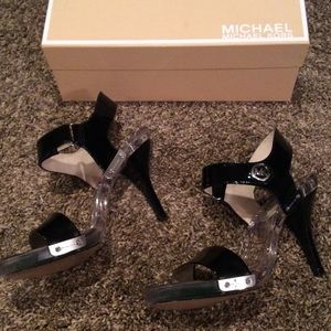 Authentic MK patent heels