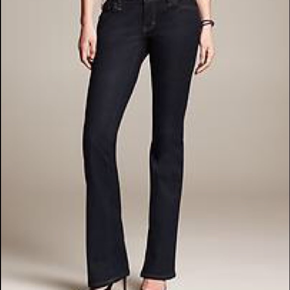 Banana Republic Curvy Boot Jeans Dark Wash