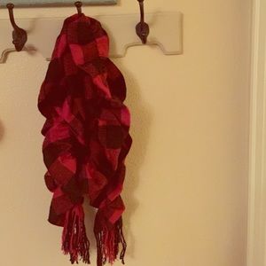Red/black flannel scarf
